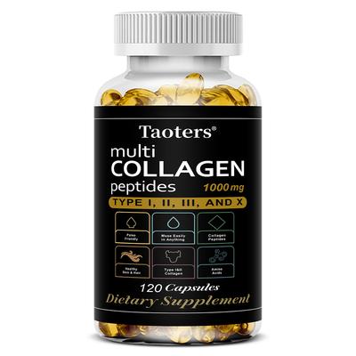 Kollagen I/II/III/X 1000mg 120 Kapseln Nahrungsergänzungsmittel