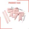 2Pcs Headphone Accessories Bow Decorations Cute Earphone Decoration Decorative Bowknots