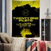 TTwenty One PPilots Band Hanging Bohemian Tapestry Hanging Tarot Hippie Wall Rugs Dorm Japanese Tapestry