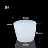 1PCS Home Brew Wine Stoppers Silicone Plug with 8mm Hole for Airlock Valve Bubbler Fermentation Exhaust Valve Silicone Rubber Plug