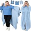 Flannel Wearable Blanket Poncho Soft Blanket Cape with Arm Pockets Warm Cozy Blanket Wrap for Adults Home Office Travel Comfort