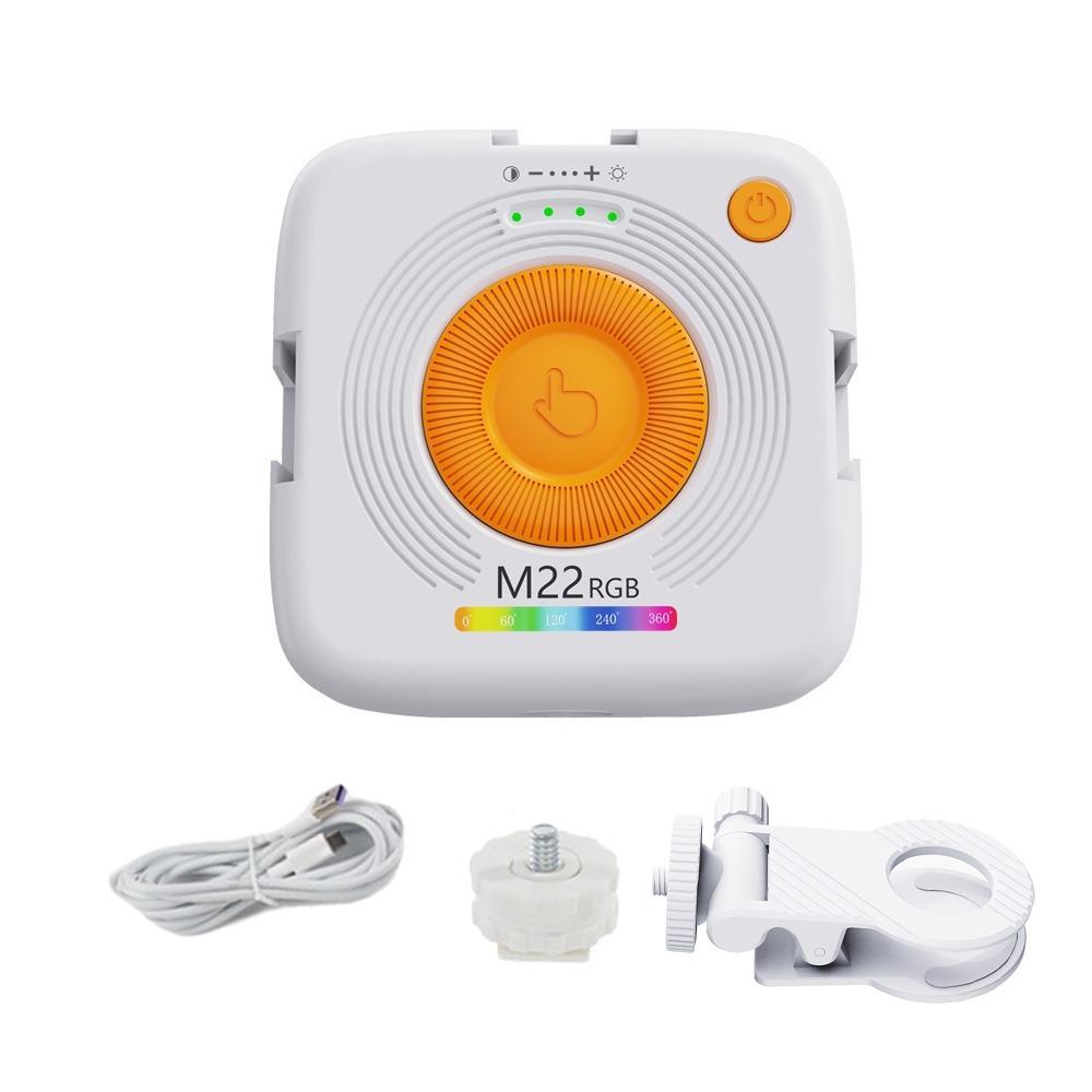 

Dimmable Light LED Selfie Light Universal Live Streaming Tool For Camera Smartphone білий