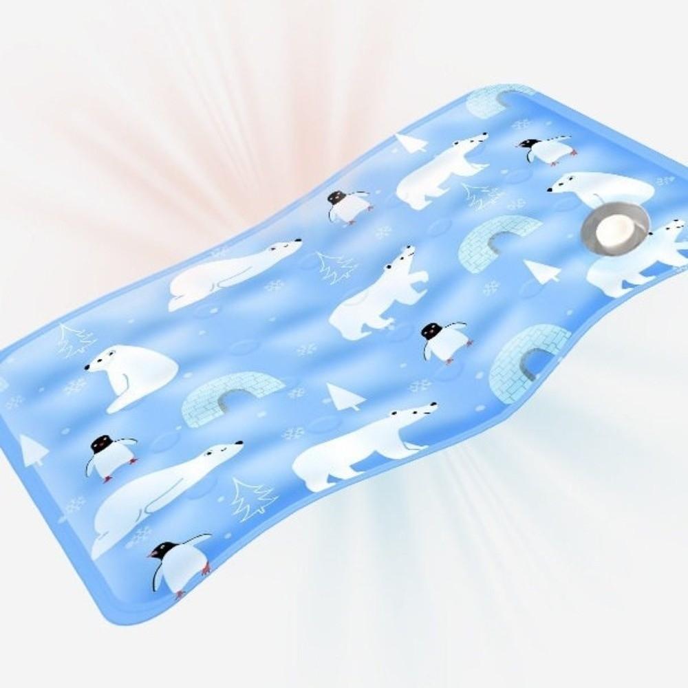 Cartoon Cat Sleeping Pad Anti Bite Cool Nest Portable Pet Cooling Mat for Small Dogs