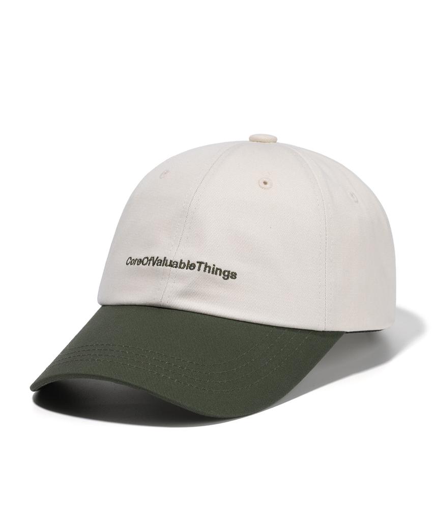Diposwi Refresh Core Curve Cap - Cream/Khaki