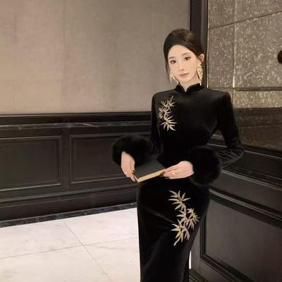 Elegant Retro-Inspired Qipao: 2025 Autumn/Winter Collection