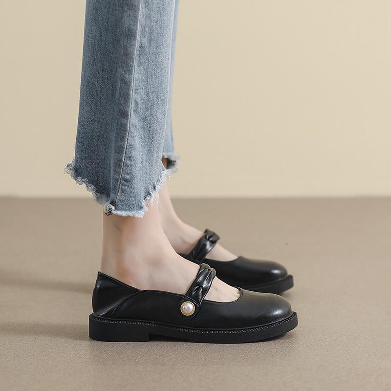 

Weiwei Girl T27-13 Thick-Soled Mary Jane Shoes - Women s French Fairy Style with Dress, Sweet Plus Size. 38 чорний