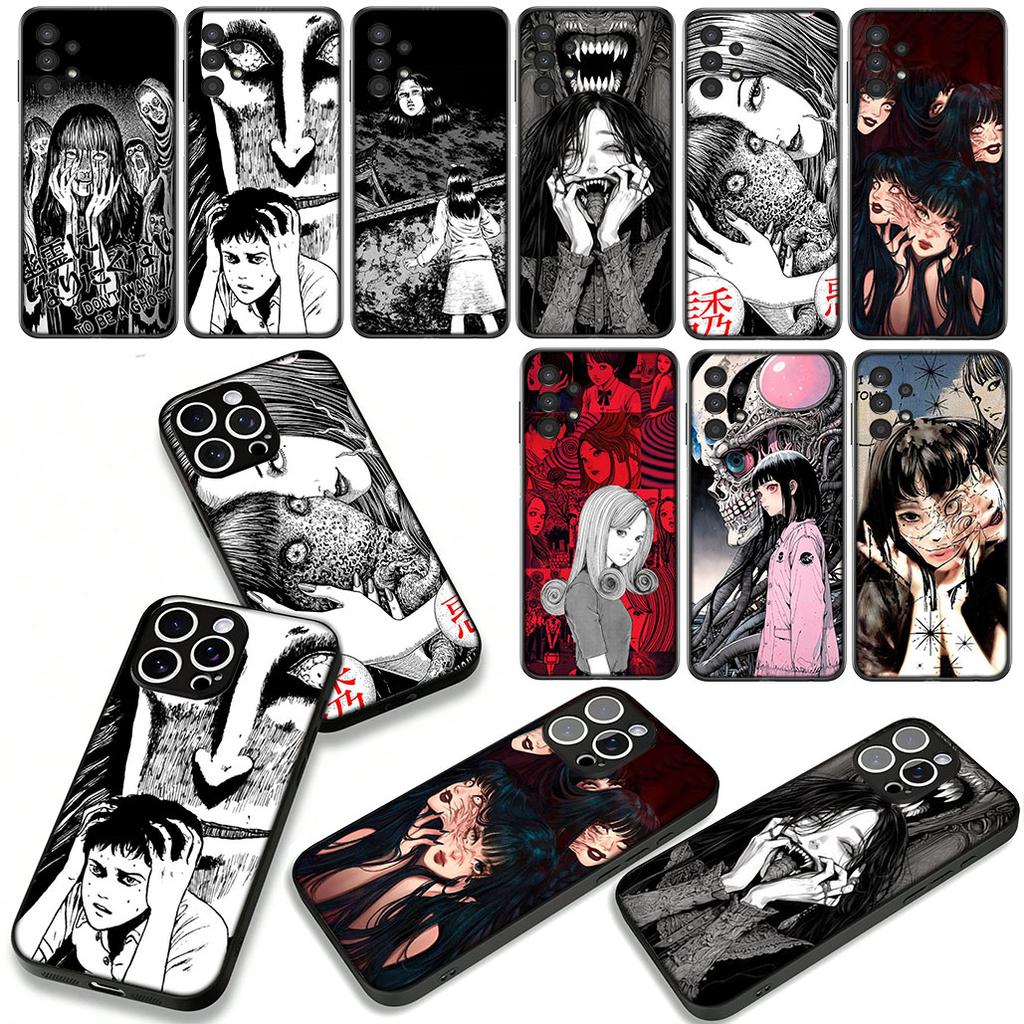 Tomie Junji Ito Cartoon Phone Case for Motorola Moto G04 G13 G14 g45 G22 G23 G32 G34 G35 G64 G82 G84 G53 G60 G72 E14 E15 E13