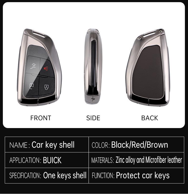 Buick Regal, Envision, GL8, LaCrosse, Encore, 2024 Excelle Premium Key Cover with Buckle