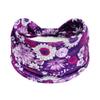Bohemian Retro Print Yoga Headband: Wide African-Inspired Headscarf for Women
