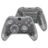 EXtremeRate Conjunto Completo de Botões para Xbox Series X S Transparente Substituição Punho Trilho Lateral Capa Frontal Traseira para Xbox Core Controlador Sem Fio Não em