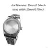 Watch Case Shell Band Versatile Direct Replaces for NH35 NH36 Movement 36MM No Clear Magnifier