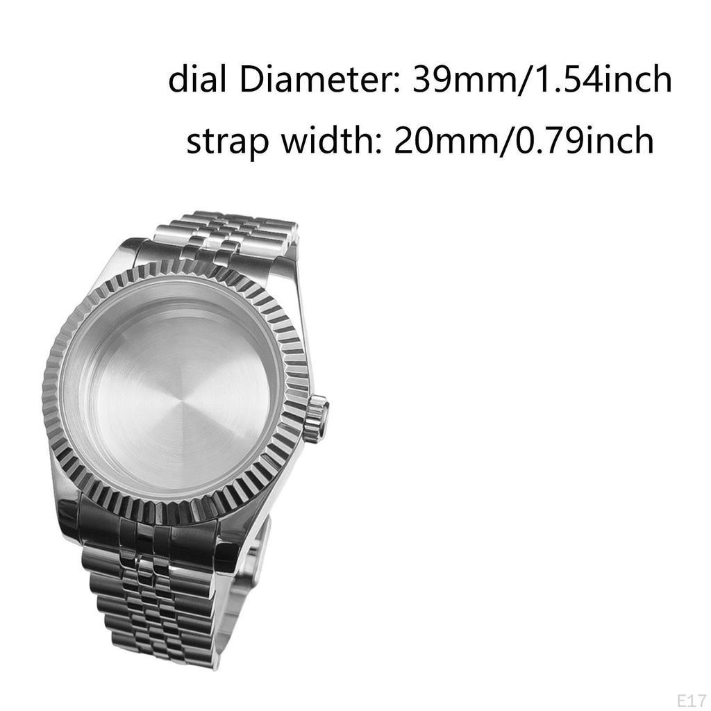 Watch Case Shell Band Versatile Direct Replaces for NH35 NH36 Movement 36MM No Clear Magnifier