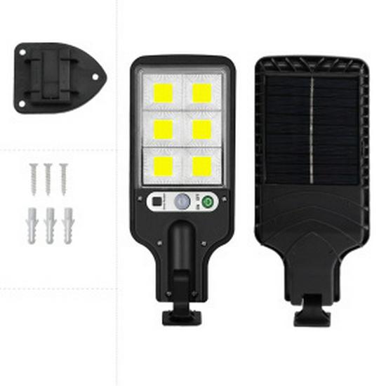 Solar-Powered Outdoor Motion Sensor Courtyard Light: Integrated Wall and Street Lamp