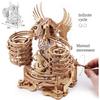 Kit de Construction - iDventure - Dragon - 260 pièces - 15 billes - Mécanisme 3D en bois
