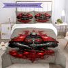 3pcs Warhammer 40k Bedding Set Duvet Cover Closure Includes 1 Duvet Cover & 2 Pillowcases, Soft and Comfortable for All Seasons.