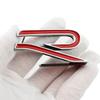 Metal R Line Emblem Badge Car Decals for R G-olf 8 Beetle P-assat Tiguan Jetta Trunk Sticker Fender Side Badge