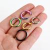 10pcs Stainless Steel Hoop Earrings 2.0mm 2.5mm  Ear Ring for Men Women Gold Color Black Colorful Round Circle Earring Wholesale