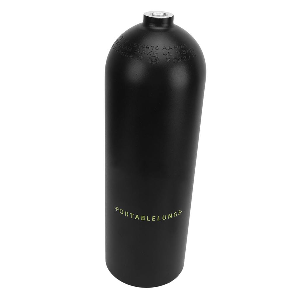 DIDEEP 4L Tauchflasche Kleine Tauchflasche Tragbarer Sauerstofftank für Wasserrettung Tauchen Sightseeing Ersatz-Luftquelle