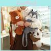 Plush Backpack Panda Child Animal Doll Crossbody Bag Cute Fox Doll Bag Plushie
