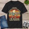 Funny DnD Gamer Im Doing Side Quests RPG Clothing Men Women High Quality Cotton Tshirt Vintage Classic Fashion Streetwear Tees