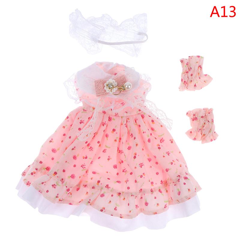 Cheap Princess Dress Clothes Set For 1/6 Dolls 30Cm Doll Diy Dress Up