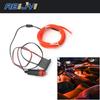 LED Auto Car Interior Decor Atmosphere Wire Strip Light Lamp Accessories Orange