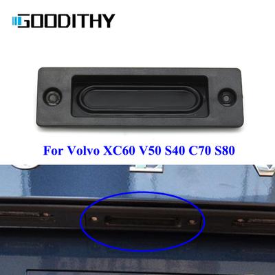 Poignée de hayon arrière de voiture Bouton d'ouverture de hayon Capuchon de commutateur Remplacement pour Volvo XC60 V50 S40 C70 S80