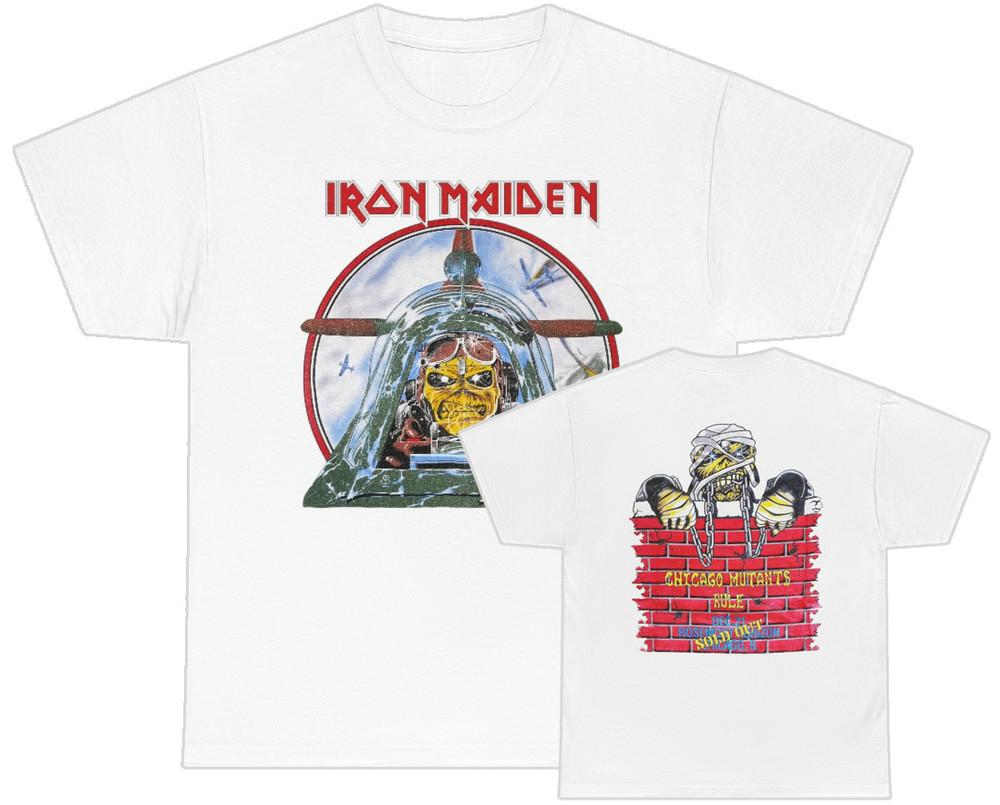

Iron Maiden 1984 Aces High Tour December 21 Rosemont Horizon Event Shirt S