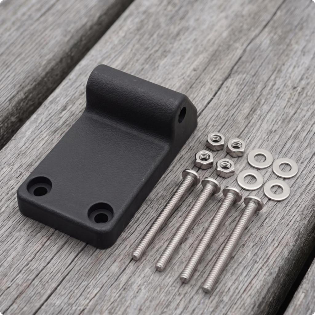 Downrigger Mounting Bracket Angled Block with Hardware Quick