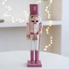 Christmas Nutcrackers Ornament, Wood Christmas Nutcrackers Soldier Figures Standing Decorations for Christmas