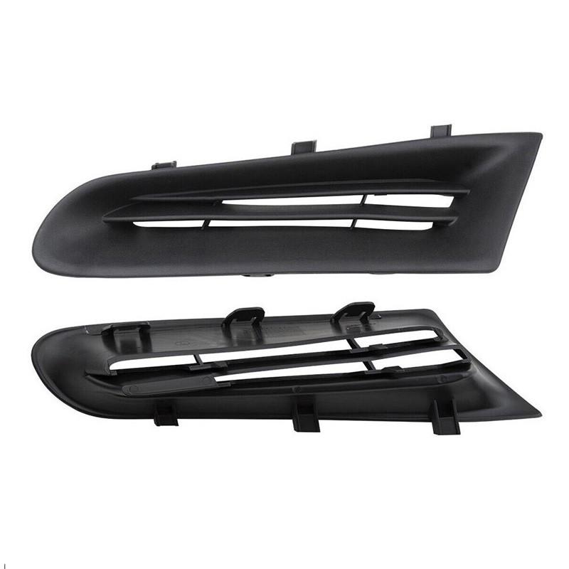 Grille de Pare-chocs Avant de Voiture Pour Renault Clio MK3 2005-2009 Grille Ouverte pour Phares Antibrouillard Prise d'Air Cache de Phare Antibrouillard