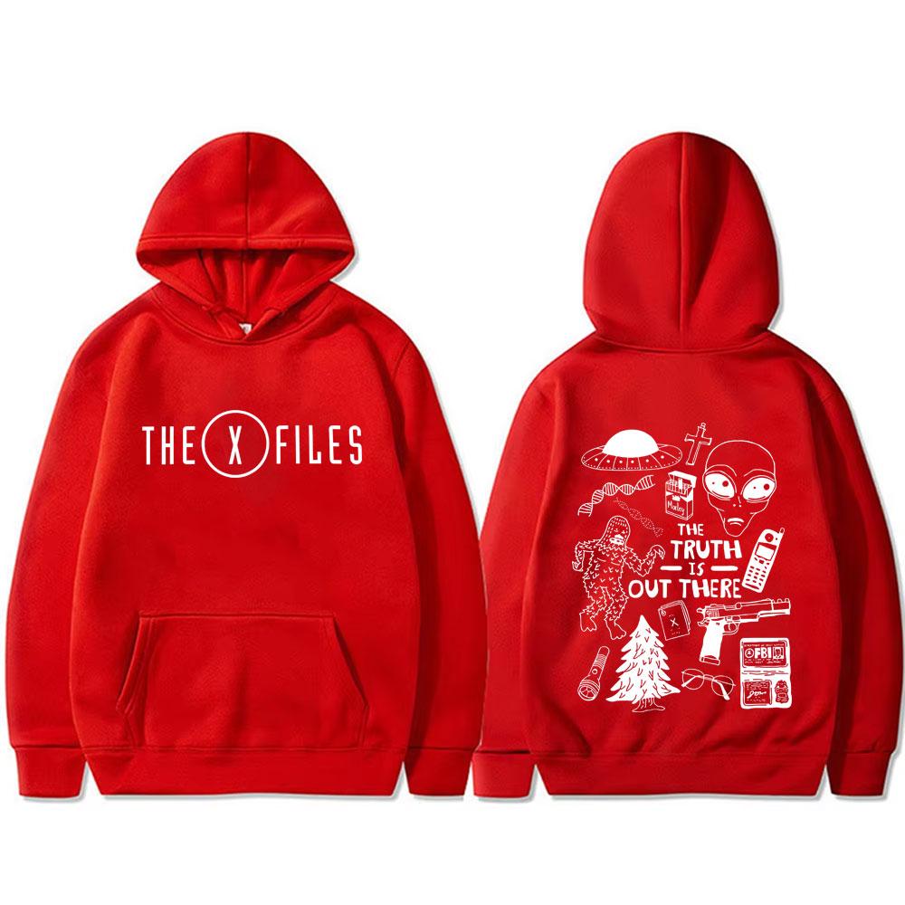 Movie The X Files The Truth Is Out There Merch Hoodie Unisex Clothing Casual Humor Pullover Hoodies Funny Streetwear