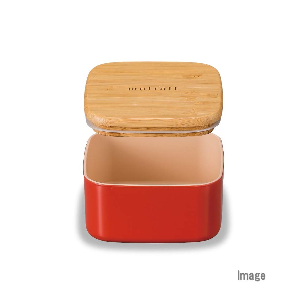 Masakazu Antibacterial Lunch Mattratt Side Red Box, Case, 300ml,
