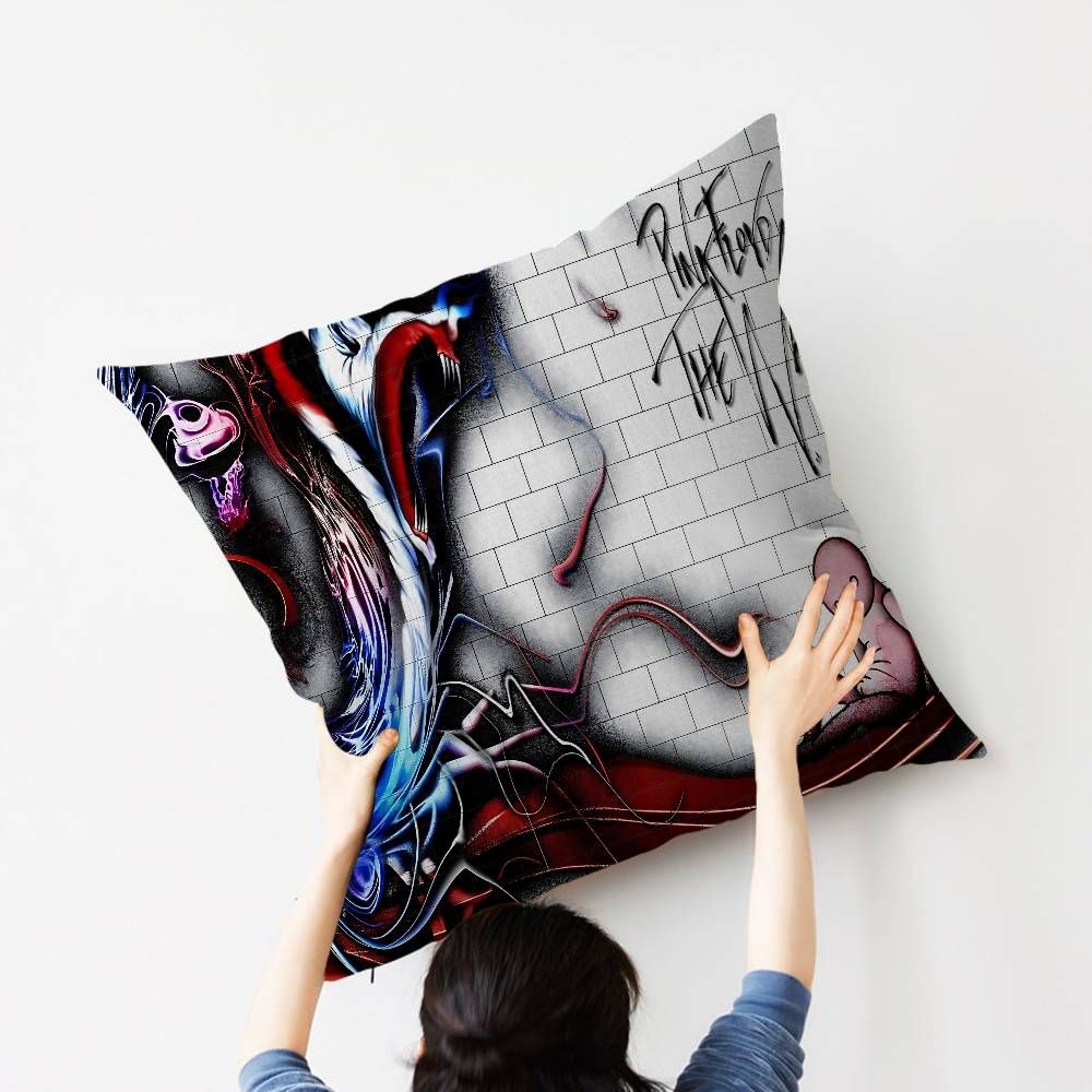 Band P-Pink F-Floyds Pillow Cover Design cushion Cover decor Holiday Decorati