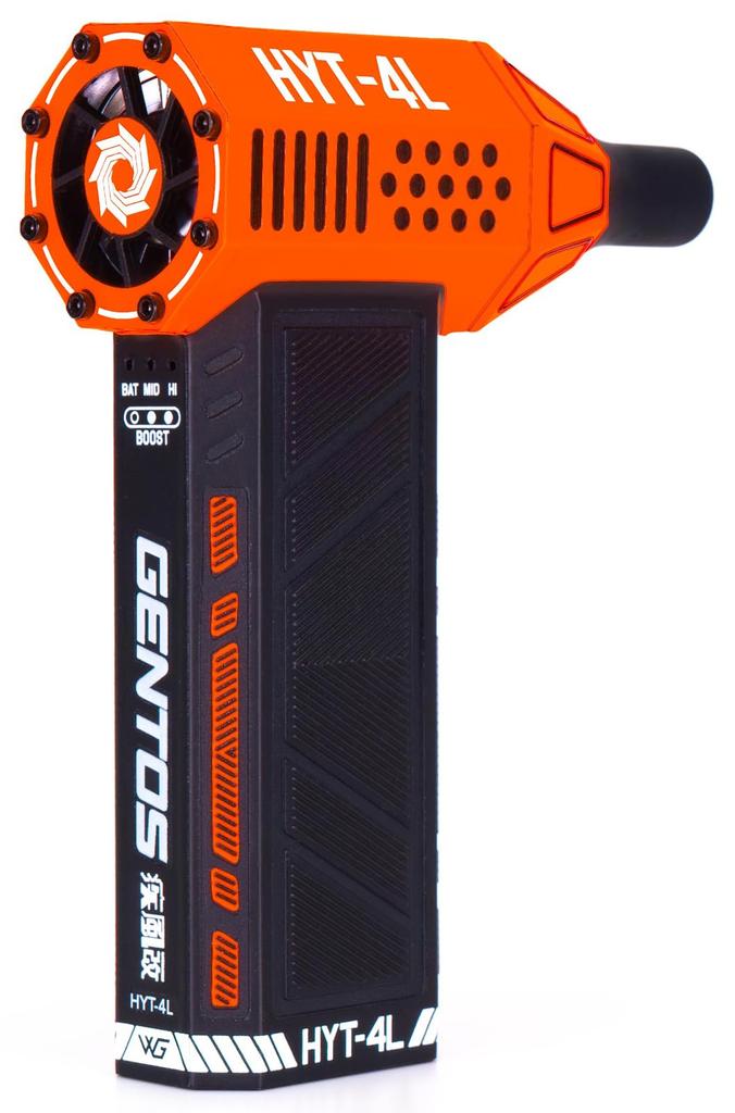 GENTOS Wrap Grade Custom Wrap Blower for Hayate Black x Neon HYT-4L, Orange, RS-HYT2405-BO