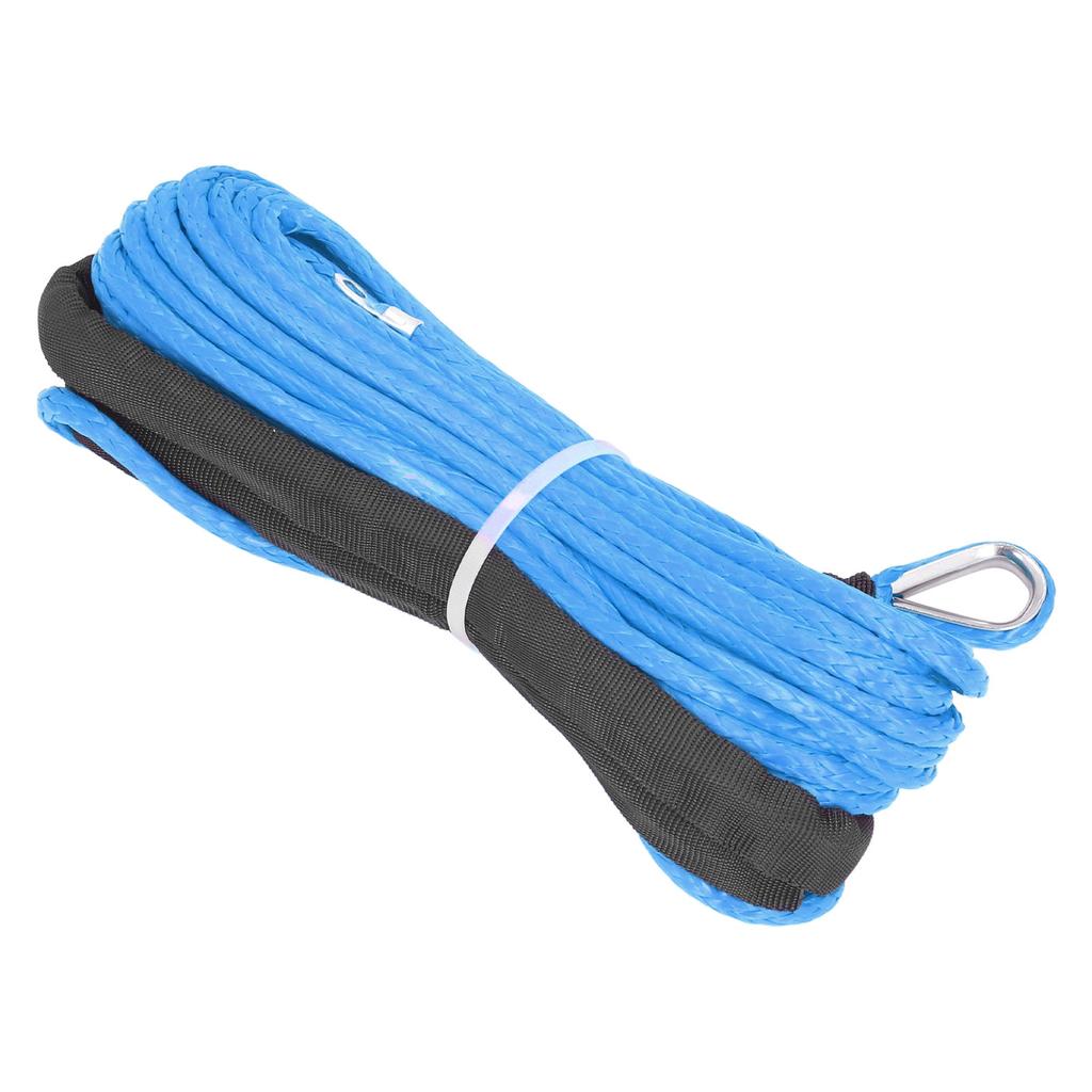 Windenseil 4,8mmx15m Synthetische Faser 5500lbs Bruchlast Wasserdicht für ATV UTV Anhänger