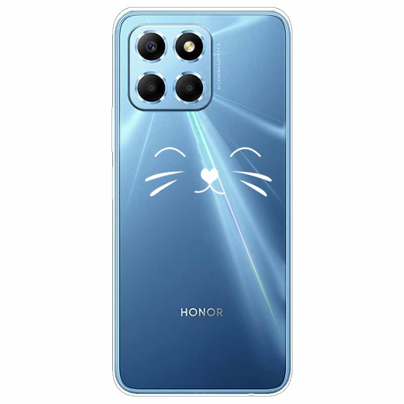 For Honor X6 Case HonorX6S Transparent Soft TPU Silicon Phone Cover For Huawei Honor X6S 2022 Case 6.5 Inche VNE-LX1 Clear Funda