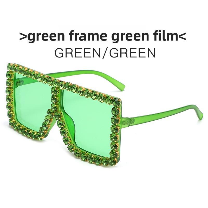 White Frame Square Eyewear With Pc Material For Stylish Outdoor And Stage Performances