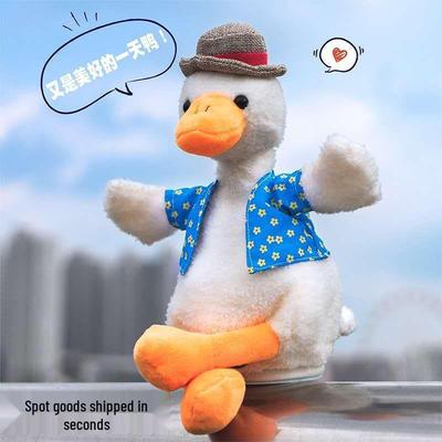Talking Back Duck Toy - Repeating and Encouraging Phrase Toy, Perfect Birthday Gift for Girls