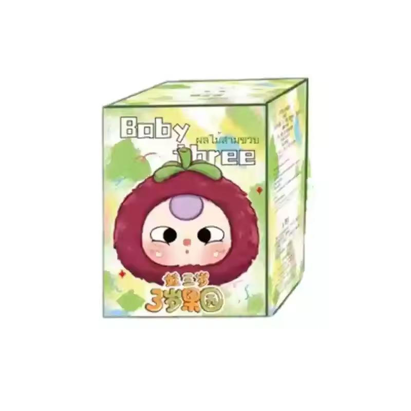 Blind Box Baby Three3 Year Old Orchard Plush Series Pendant Desktop Exquisite Ornament Cute Doll Toy Mystery Box Birthday Gift