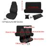 Full Set Car Seat Cover Car Accessories Oxford Cloth Seat Cover Front and Rear
