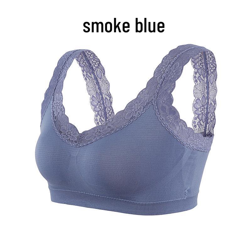 Lace Queen Red Backless Lace Bralette Women's Vest-Style Bandeau Sports Bra