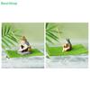 Floating Aquarium Decor Miniature Garden Decor Old Man Fishing Floating Raft Design Fish Tank Landscape Decoration