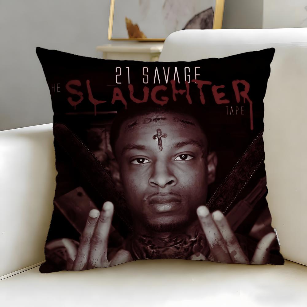 Hot 221 Savageing Cushion Cover Soft EasyWash Pillow Case Versatile for Couch Bed Travel and Office