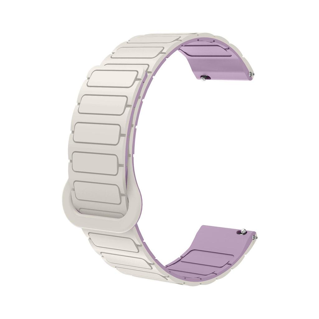 Bracelet de montre magnétique en silicone en forme de I pour Huawei GT2/GT3/GT4/GT5 et Huami Xiaomi S4
