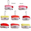 Plush Pendant Sushi Salmon Sweet Shrimp Funny Brooch Bag Accessory Decor Hanging