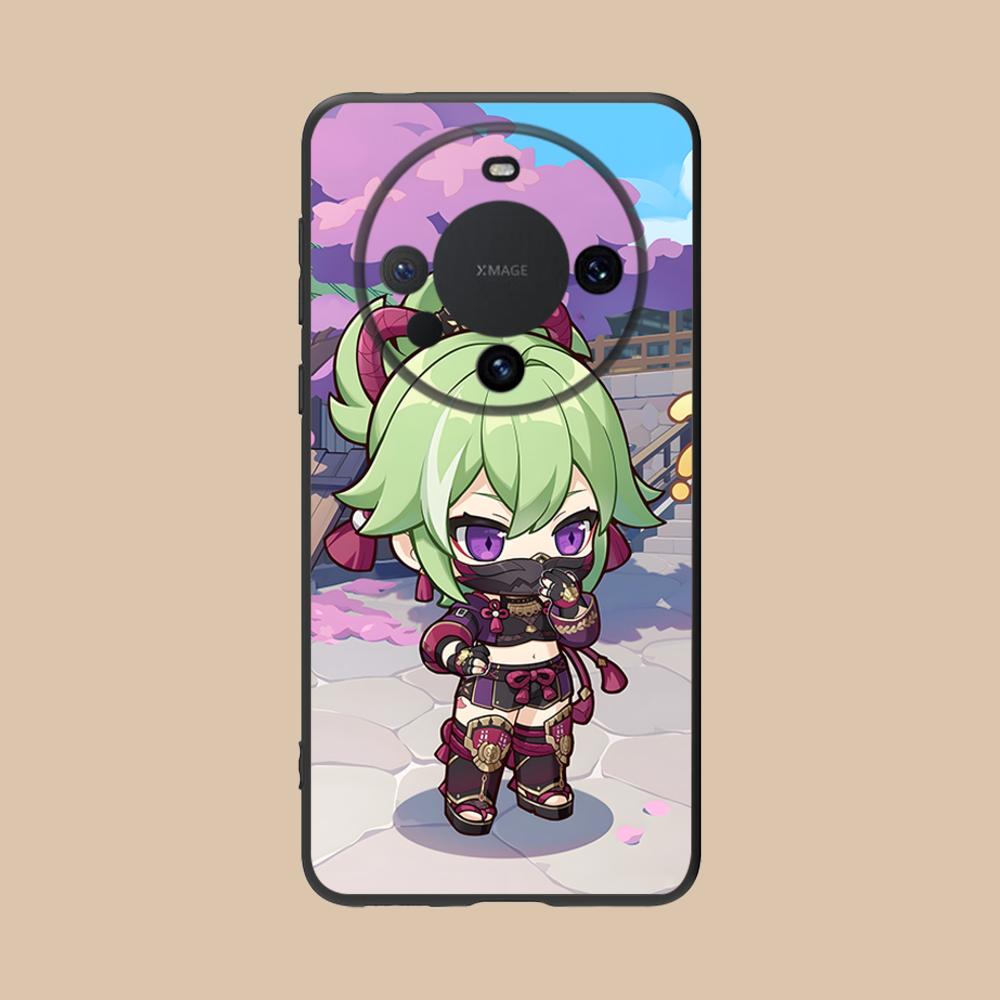 Game GI Kuki Shinobu Mobile Phone Case for Huawei Mate 60 50 40 30 20 10 Pro Plus Lite E 5G Colorful Printing Cover Cover Pretty