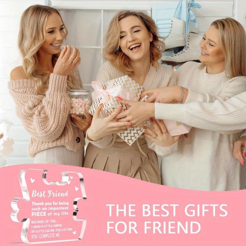 Unique Best Friend Plaque - Heartfelt Appreciation Gift for BFFs & Sisters