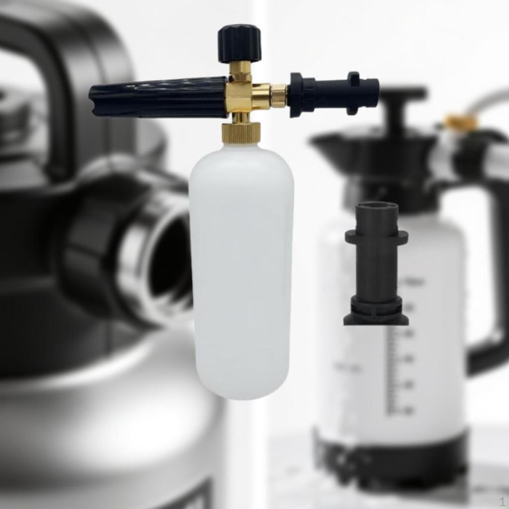 Car Snow Foam Sprayer Cleaning Supplies Container Multipurpose 1000ml Hand Pressure Washer Portable