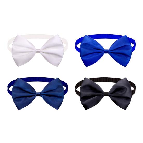 Pet Bow-knot Collar Adjustable Vivid Color Wear Resistant Super Soft Friendly To Skin Dress